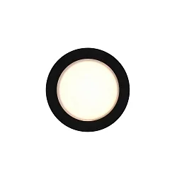 LED Einbaustrahler OLEA, 3er Set, 110°, 4,4W, 2700K, 345lm, IP65/IP20, IK03, schwarz