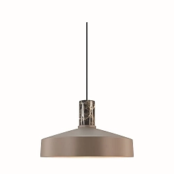 pendant luminaire ELVAS E27 IP20, light brown dimmable