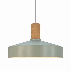 pendant luminaire ELVAS E27 IP20, dusty green dimmable