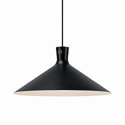 pendant luminaire DORINA 45 E27 IP20, black dimmable