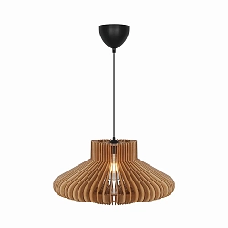 pendant luminaire MANAGO E27 IP20, brown dimmable