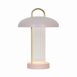 LED Akku-Tischlampe MIRANO PORTABLE, 3W, 3,7V, 3000K, 150lm, IP20, Moodmaker, staubrosa