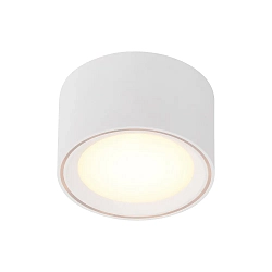 surface downlight FALKIR IP20, white 