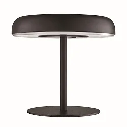 LED Solar Akku Tischleuchte ELMER SOLAR, 2W, 3000K, 25/50/100lm, IP44, IK02, dimmbar, schwarz