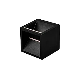 LED Outdoor Wandleuchte RIVO, 8W, 3000K, 240lm, IP54, IK05, schwarz