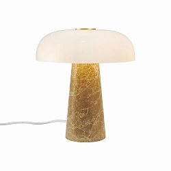 Tischlampe GLOSSY MIN, E14, IP20, beige
