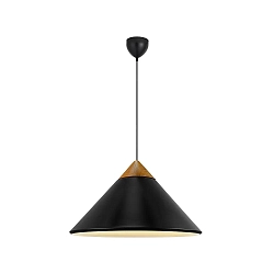 pendant luminaire KINTO E27 IP20, black dimmable