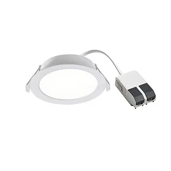 LED Deckeneinbaustrahler MANACOR 12, 120°, 6W, 3000/4000K, 600lm, IP20/IP44, weiß