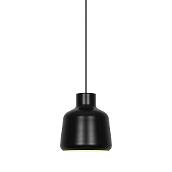 pendant luminaire LOUELLA 30 E27 IP20, black dimmable