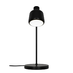 Tischlampe LOUELLA, E14, IP20, schwenk-/drehbar, schwarz