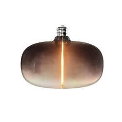 LED Filament-Leuchtmittel DECO BEAM 21, Ø 21.5cm / L 16.5cm, E27, 3,4W 800K 60lm, schaltbar rauchfarben