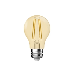 LED Filament-Leuchtmittel DECO A60, E27, 7.2W 2500K 660lm, dimmbar, gold