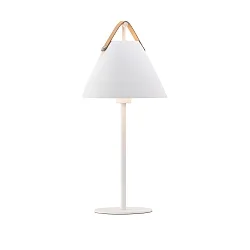 design for the people by Nordlux Table lamp STRAP, height 55cm, shade Ø 25cm, E27, white