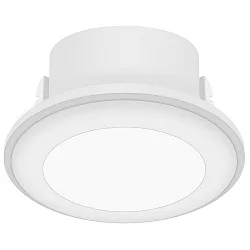 Nordlux LED Decken-Einbauleuchte ELKTON 8, Ø 8.2cm, 5.5W 2700K 350lm 120°, 3-Stufen-MOODMAKER Schaltung, Weiß