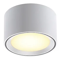 LED Deckenleuchte / Downlight FALLON, Ø 10cm / Höhe 6cm, 5.5W 2700K 500lm 110°, 3-Step MOODMAKER Dimmung, weiß