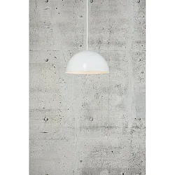 Pendant luminaire ELLEN 30, E27, IP20, white