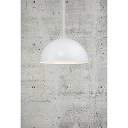 Pendant luminaire ELLEN 40, E27, IP20, white