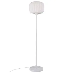 Stehleuchte MILFORD, E27, IP20, Glas opalweiß, weiß