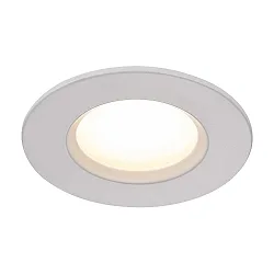 LED Einbauleuchte DORADO, rund, 1er Set, 5,5W LED, 100°, 2700K, 345lm, IP65, dimmbar, weiß