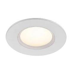 LED Einbauleuchte TIAKI, rund, 1er Set, 5,7-8,6W LED, 100°, 2700/4000K, 345/600lm, IP65, weiß