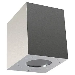 LED Outdoor Wall luminaire CANTO KUBI 2, IP44, 12W 2700K 500lm 2x75°, stainless steel