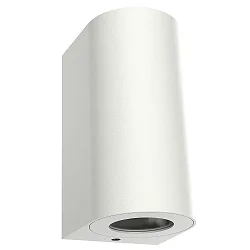 Outdoor Wandleuchte CANTO MAXI 2, IP44, 2x GU10, weiß