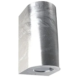 Outdoor Wandleuchte CANTO MAXI 2, IP44, 2x GU10, verzinkt