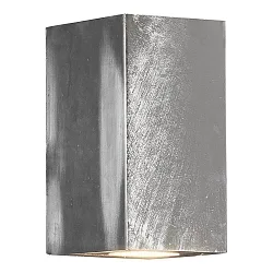 Outdoor Wandleuchte CANTO MAXI KUBI 2, IP44, 2x GU10 max. 28W, Verzinkt
