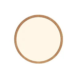 ceiling luminaire OJA 29 IP54 DIM round IP54, wood, mat dimmable