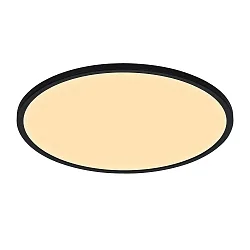 LED Deckenleuchte OJA 60, mit 3-Stufen MOODMAKER™ Dimmung, Ø 60cm, 28W 2700K 3200lm 120°, schwarz