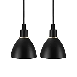 Nordlux Pendelleuchte RAY, 2-flammig, 2x E14, IP20, schwarz