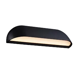 design for the people by Nordlux LED Außenleuchte FRONT 26 LED Wandleuchte, 8W LED, 3000K, 650lm, IP44, schwarz