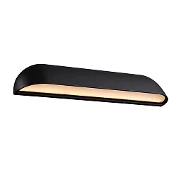 design for the people by Nordlux LED Außenleuchte FRONT 36 LED Wandleuchte, 12W LED, 3000K, 850lm, IP44, schwarz