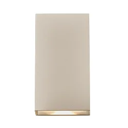 outdoor wall luminaire IP54, sand coloured 