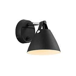design for the people by Nordlux Wandleuchte STRAP 15, GU10, schwarz