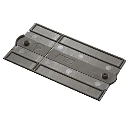 3-phase cover GLOBALtrac® PRO - XTSF 10 built-in version, straight, black
