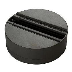 3-Phasen FIX POINT™ / Deckenauslass GA 70, für GLOBALtrac® Adapter bis max. Länge 8.5cm, Schwarz