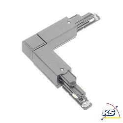 Zubehör für 3-Phasen Stromschiene GLOBALtrac® PULSE - L-Verbinder XTSNC 634, DALI steuerbar - Links (innen)