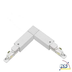 Zubehör für 3-Phasen Stromschiene GLOBALtrac® PULSE - L-Verbinder XTSNC 635, DALI steuerbar - Rechts (außen), Weiß
