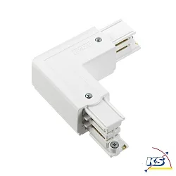 3-phase L-connector GLOBALtrac® PRO - XTS 35 right, external current conduction, white