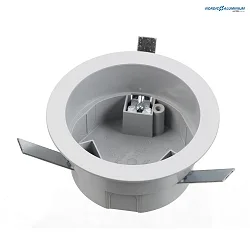 3-phase fixed point mounting frame GLOBALtrac® - XTSA 71 1-fold, round, silver