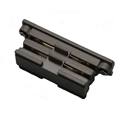 Zubehör für 3-Phasen Stromschiene GLOBALtrac® PRO - Längsverbinder XTS 21, Schwarz