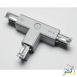 Zubehör für 3-Phasen Stromschiene GLOBALtrac® PULSE - T-Verbinder XTSNC 640, DALI steuerbar - Rechts (innen), Grau