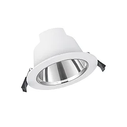 LED Einbauleuchte DOWNLIGHT COMFORT 130 3CCT, IP54 IK03, Ø 14.5cm, 13W 3000/4000/5700 1210lm 60°, UGR <22, durchverdrahtet
