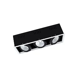LED Einbaustrahler SPOT MULTI 3x30W 4000K FL WT/BK