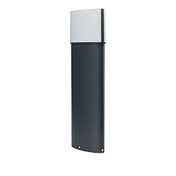 socket luminaire ENDURA® STYLE ELLIPSE 50CM lateral light direction, elliptisk, switchable IP44, dark grey 