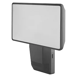 outdoor wall luminaire ENDURA® PRO FLOOD SENSOR 27W with sensor, tiltable, with diffuser IP55, dark grey dimmable
