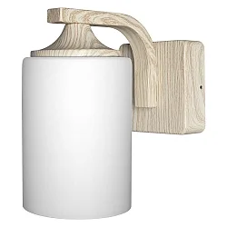 outdoor wall luminaire ENDURA® CLASSIC LANTERN CYLINDER down, cylindrical E27 IP43, wood dimmable