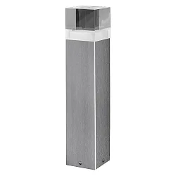 Outdoor LED Sockelleuchte ENDURA STYLE CRYSTAL POST, 40cm, IP44, indirekt, 4.5W 3000K 400lm, Edelstahloptik / PMMA matt-klar
