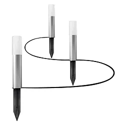 Erweiterungs-Set für LED Erdspieß-Lichterkette SMART+ WIFI GARDEN POLE MINI RGB+W, 3-fach, 22.7cm, IP65, 1.9W RGB+3000K